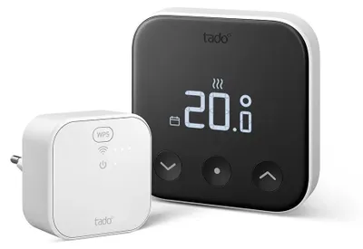 Obrázok produktu pre tado° VX-ST02-IB02-TC-ML-00, Digitálny termostat, Čierna, Biela, Digitálny, Batérie, AAA