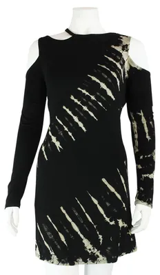 Produktbild von Langarmshirt mit Cut Outs - Longsleeve - Batik - Tie Dye - Jersey