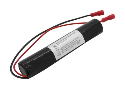 Zdjęcie produktu dla Akumulator do oświetlenia awaryjnego NiMH 3,6 V 3500 mAh L1x3 Sub-C z kablem o długości 200 mm i złączami Faston 4,8 mm, zamiennik modelu RPower 20101