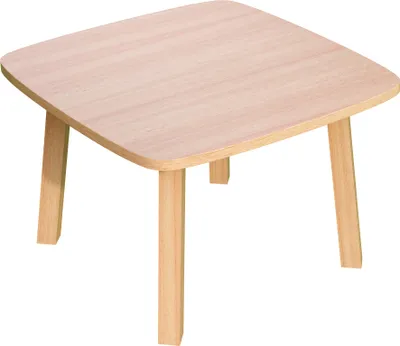 Produktbild von PaperFlow TB60.10.23, Kaffeetisch, Quadratische Form, 4 Bein(e), Holz