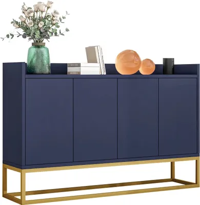 Produktbild von Sideboard Breite 120 cm, 120/30/80 cm, Wohnzimmerschrank mit Türen, Mehrzweckschrank, Kommode
