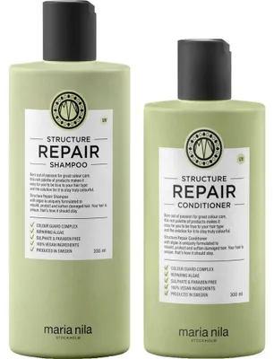 Produktbild von Maria Nila Structure Repair Set - Shampoo 350 ml + Conditioner 300 ml