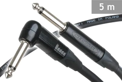 Produktbild von Red's Music GCN2250 Instrumentenkabel 5m Schwarz Neutrik