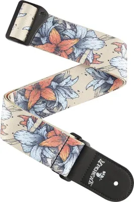 Produktbild von Geweven gitaarband - Accessoires, blauw, nylon