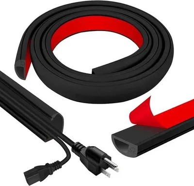 Obrázok produktu pre Samolepiaci káblový žľab – flexibilný a bezpečný – 1 m