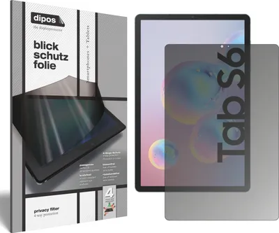 Produktbild von Blickschutzfolie für Samsung Galaxy Tab S6 matt Schutzfolie Folie Display Schutz dipos