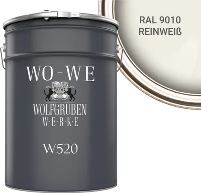 Produktbild von Nano Fassadenfarbe Außen Wandfarbe Sockelfarbe W520 - RAL 9010 Reinweis - 5L