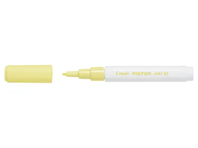 Produktbild von PILOT PINTOR Kreativmarker - Marker-Stift, Fein 0.7mm, Farbe Pastellgelb