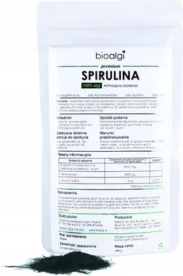Produktbild von Nahrungsergänzungsmittel Spirulina Pulver 240G Bioalgi