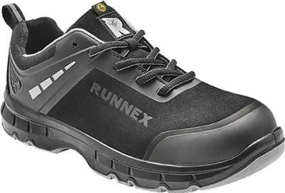 Produktbild von Runnex RUNNEX Sicherheitshalbschuh FlexStar 5370 S3 ESD Gr. 48 schwarz/grau
