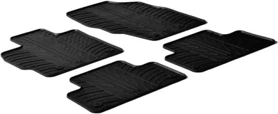 Productafbeelding van Gledring rubberen vloermatset voor MAZDA CX-7 (ER), voor- en achterkant
