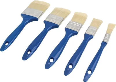 Immagine prodotto di 5 pezzi pennelli universali, set pennelli pittura per artisti professionisti, per superfici grandi, medie o difficili da raggiungere, Satra