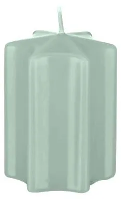Produktbild von Sternkerzen Seafoam Seegrün 120 x Ø 60 mm, 4 Stück