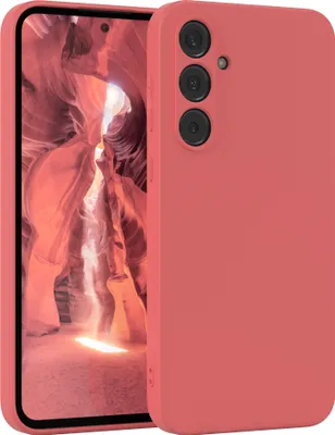 Produktbild von EAZY CASE - TPU Hülle für Samsung Galaxy A35, TPU Case stoßfeste Handyhülle, weiches Cover mit Kameraschutz, Silikonhülle in Rot