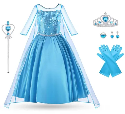 Produktbild von Prinzessinnenkleid - Sneeuwkoningin mit Zubehör - Modell 4025688