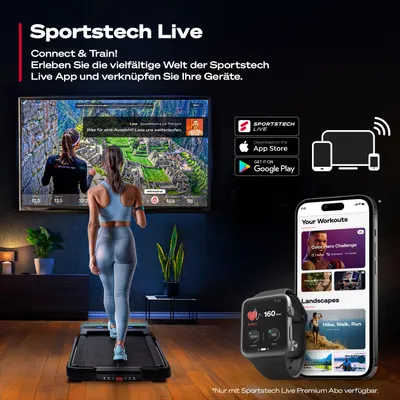 Produktbild von Sportstech Laufband sWalk_Lite_Plus | 6 km/h Walking Pad, Treadmil bis 12 km/h