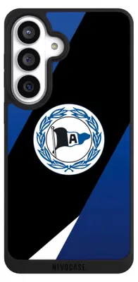 Produktbild von NIVOCASE Handyhülle für Samsung Galaxy S26+  Hülle NIVOpure Case Schwarz Arminia Bielefeld DSC Offizielles Lizenzprodukt