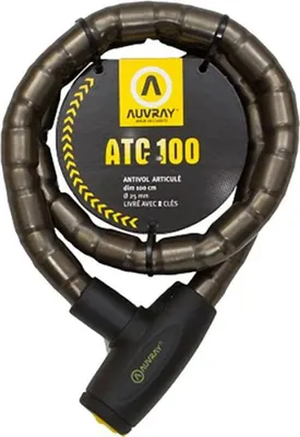 Produktbild von Auvray Atc Kabelschloss Schwarz 100 cm Schwarz 100 cm