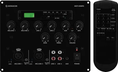 Produktbild von Monacor MXT-52MP3 Analoges Mischpult
