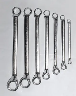 Produktbild von SALTUS Doppel-Ringschlüssel Satz 7-tlg 8-28 mm CV Schraubenschlüssel Set 450
