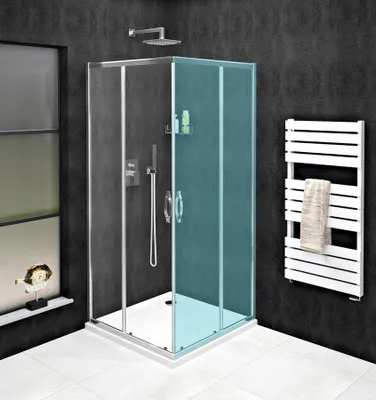 Obrázok produktu pre Posuvné sprchové dvere Gelco SIGMA SIMPLY pre rohový vstup 1100 mm, číre sklo