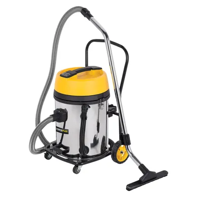 Image de Aspirateur Eau Poussière Bi-moteur 60l Puissance Professionnelle, Cuve Inox 60l - Outifrance
