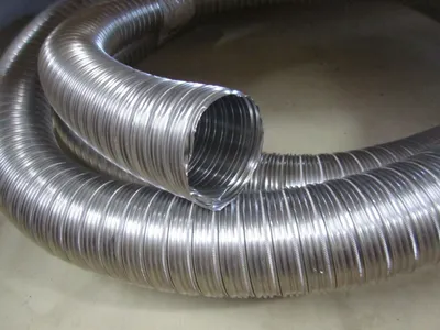Immagine prodotto di Tubo flessibile in alluminio con interno liscio - 3 metri - diametro 80 mm