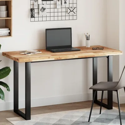 Produktbild von CLORIS Tischplatte Rechteckig 140x60x4 cm Massivholz Akazie - Tischplatten 4008861