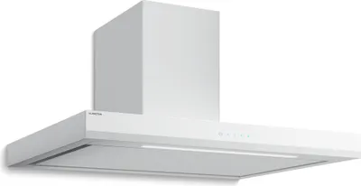 Obrázok produktu pre Klarstein Velaire digestor 90 cm - 595 m³/h, energetická účinnosť A++, dotykové ovládanie, LED, tichý, hliníkový filter a filter s aktívnym uhlím, nástenný digestor, biely