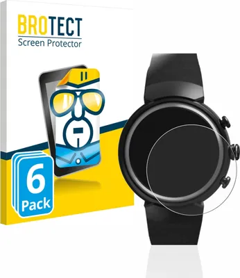 Produktbild von 6x Für ASUS ZenWatch 3 1.39" Schutzfolie BROTECT Displayschutz Display Schutz Folie Klar Transparent
