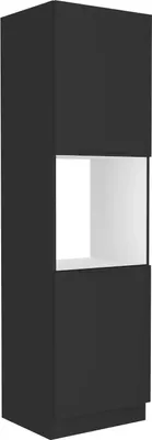 Produktbild von Hochschrank für Backofen Siena schwarz 60 DP-210 2F