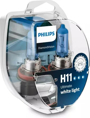 Image de Philips H11 12V 55W PGj19-2 DiamondVision 2St.