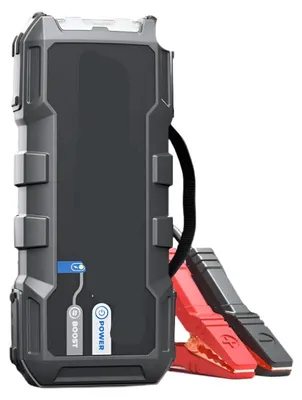 Image de Démarreur de secours pour voiture - 3000A - Batterie 24000mAh - Aide au démarrage - Batterie externe - 12V - Essence et diesel
