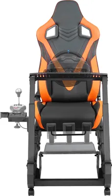 Obrázek produktu pro SucceBuy Stojan na závodní volant pro Logitech G923/G920/G29, robustní ocelový kokpit pro simulátor řízení, kompatibilní s Thrustmaster T248P, nastavitelný držák volantu a pedálů, maximální zatížení: 150 kg