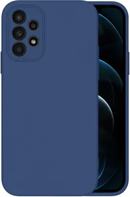 Produktbild von Hülle für Samsung Galaxy A33 5G Case Cover Bumper Silikon Softgrip Schutzhülle Farbe: Blau