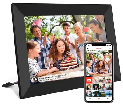 Zdjęcie produktu dla Cyfrowa ramka na zdjęcia FRAMEO 10 cali Wi-Fi ekran dotykowy 32 GB