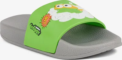 Produktbild von Slides für Kinder COQUI RUKI Mid. Grey/Apple Green Hero 33/34