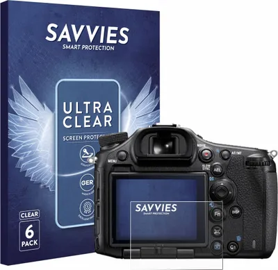 Produktbild von 6x Für Sony Alpha 99 Schutzfolie Savvies Displayschutz Display Schutz Folie Klar Transparent