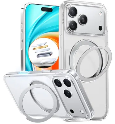Zdjęcie produktu dla Torras - Ostand Pro MagSafe Series Etui na iPhone 17 Pro - przezroczyste