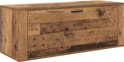 Immagine prodotto di vidaXL Scarpiera con ripiano in legno di recupero 100 x 35 x 38 cm Materiale a base di legno