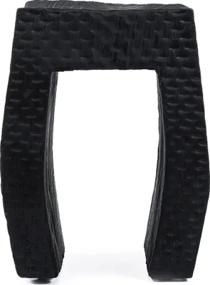 Immagine prodotto di Bazar Bizar Sgabello in legno di suar nero 38x38x47cm