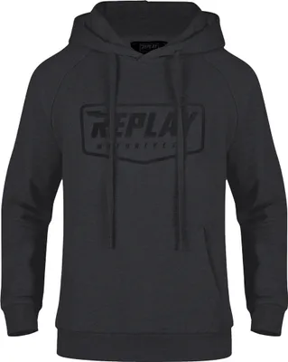 Produktbild von Replay Logo Hoodie, schwarz, XS