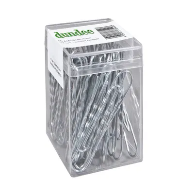 Produktbild von dundee Aktenklammern silber glanzverzinkt, 50 St.