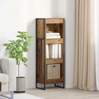 Immagine prodotto di Maison Exclusive - Libreria, 40 x 30 x 121 cm, realizzata in legno composito e legno di recupero