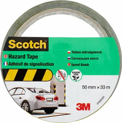 Obrázek produktu pro Bariérová páska Scotch 50 mm x 33 m žlutá černá