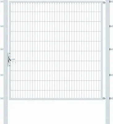 Produktbild von Alberts Einzeltor Flexo mit Zubehör, zum Einbetonieren, feuerverzinkt, Breite 200 cm, Höhe 200 cm