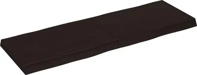 Produktbild von vidaXL Tischplatte 120x40x(2-6) cm Massivholz Behandelt Baumkante