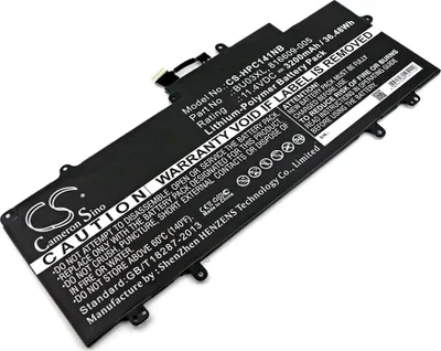 Produktbild von TECHTEK Laptop Akkus Kompatibel mit [HP] 14-AK010NR, 14-AK013DX, Chromebook 14 G4, Chromebook 14 G4(P5T61EA), Chromebook 14 G4(P5T65EA), Chromebook 1