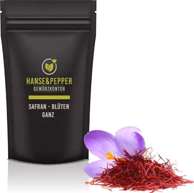 Produktbild von 5g Safran Fäden Sar-gol neue Ernte Saffron Sargol rot  - Gourmet Serie