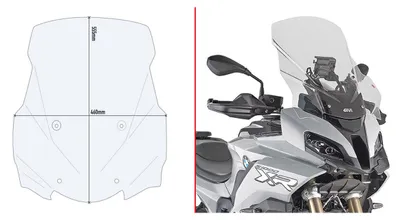 Produktbild von Givi D5138st Bmw S 1000 Xr Windschutzscheibe Durchsichtig  Durchsichtig One Size